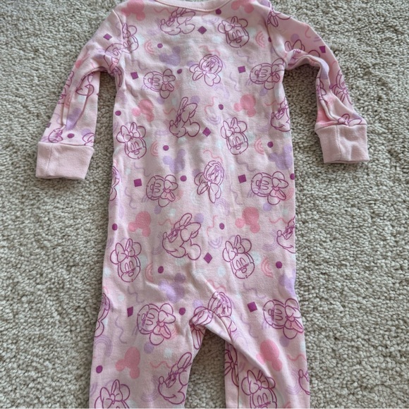 3-6M Disney Baby Minnie Mouse Footie Coverall - Picture 5 of 6